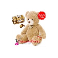 Teddy (60cm) And Chocolate
